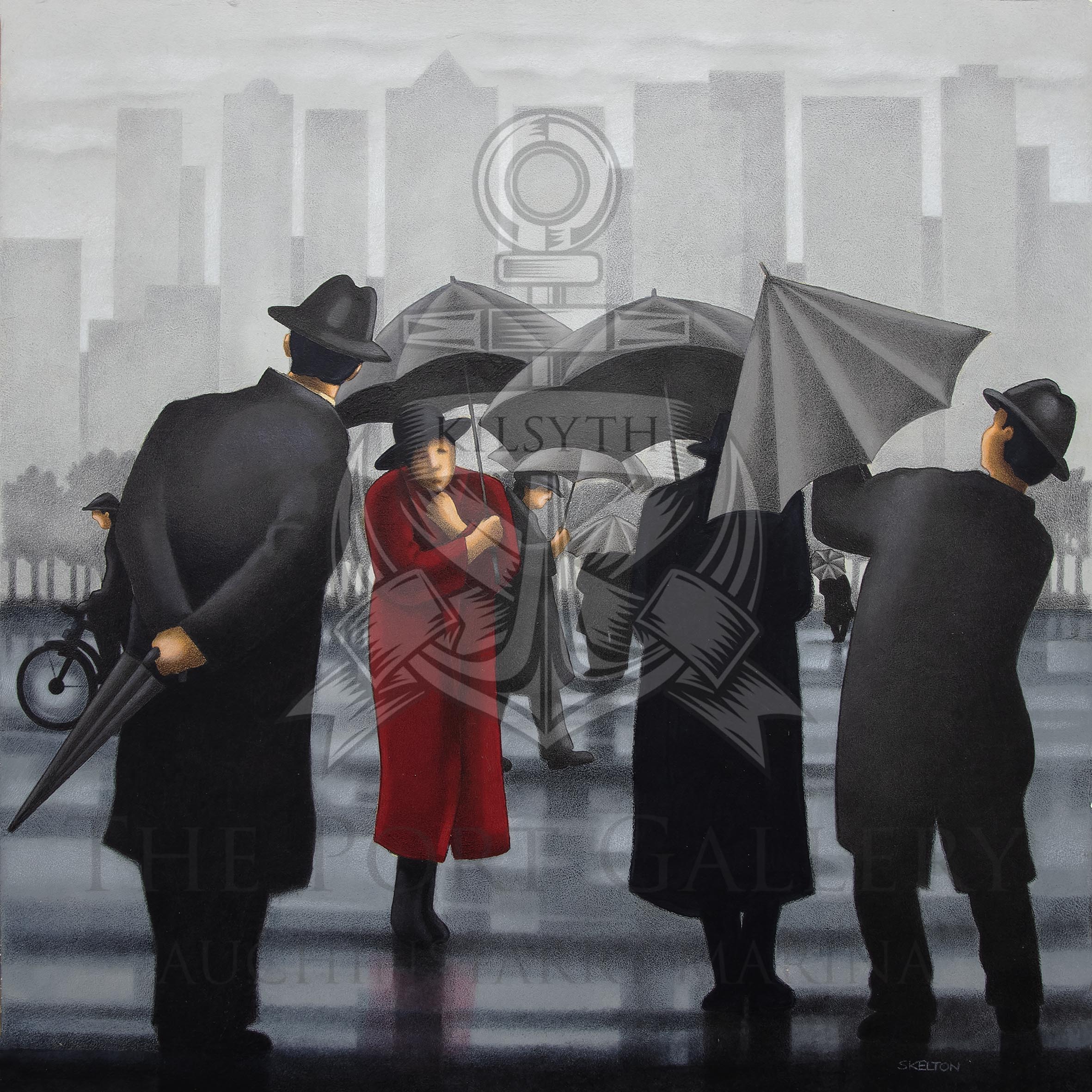 Wet day in the Big Apple